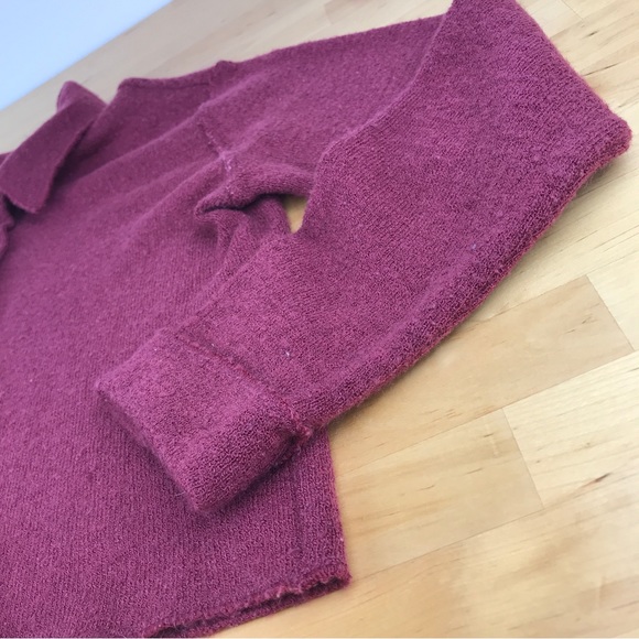 SOLD: Vintage GAP Cropped Sweater Cardigan Medium Wool Blend Made in Italy - Picture 6 of 14